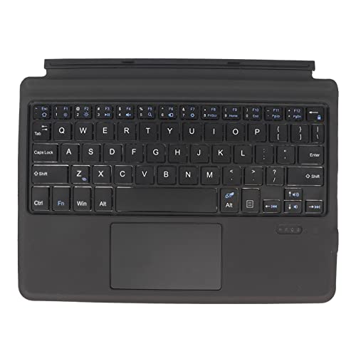 Goshyda Kabellose Tastatur mit Touchpad, BT 5.0-Verbindung, 10 M Entfernung, PU-ABS-Material, Ultradünne Kabellose Tastatur für PC-Tablet von Goshyda