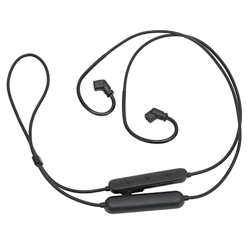 Goshyda Kabelloses Bluetooth-Kopfhörerkabel, HD Low Latency Sport Bluetooth Headset Verlängerungskabel, Kompatibel mit 2-poligen 0,78-mm-Ohrhörern, für KZ ZSN ZSN PRO ZSN PRO X ZS10 PRO von Goshyda
