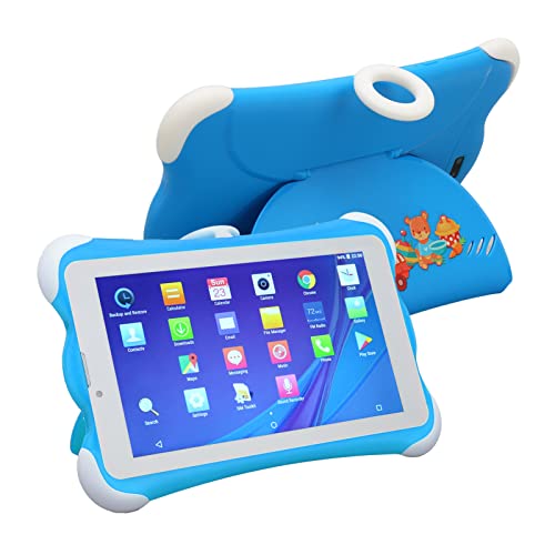 Goshyda Kinder-Tablet, 7-Zoll-Tablet für Kinder Im Alter von 6 Bis 12 Jahren, Kleinkind-Tablet mit 3 GB 32 GB WiFi Bluetooth, 1280 X 800 HD-Bildschirm, Lernendes Kinder-Tablet, für von Goshyda