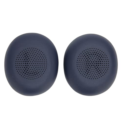 Goshyda Kopfhörer-Ohrpolster, Professionelle Ersatz-Ohrpolster aus Proteinleder, für Jabra Elite 45h, für Evolve2 65 MS UC-Kopfhörer(Dunkelblau) von Goshyda