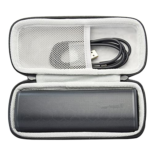 Goshyda Lautsprecher Eva-Hartschalenkoffer, Tragbare Reise-Schutz-Tragetasche, mit Griff und Netzinnentasche, für Sonos Roam Smart Bluetooth-Lautsprecher von Goshyda