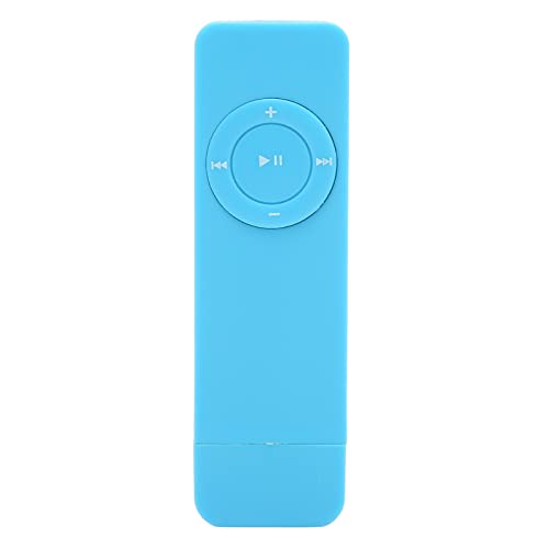 Goshyda MP3-Player, 64-G-Speicherkarte, Maximal 180-mAh-Akku, Verlustfreier, Decodierter Sound, Taschen-Musikplayer für Studenten, die Unterwegs Sind(Blau) von Goshyda