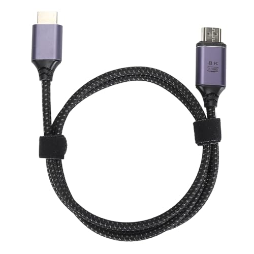 Goshyda Magnetischer HDMI-Adapter, UHD 8K@60Hz-Videokabel 48 Gbit/s mit LED-Anzeigeleuchte, Stecker-Stecker-HDMI-Adapterkabel für Laptop HDTV 2.1 (2m) von Goshyda