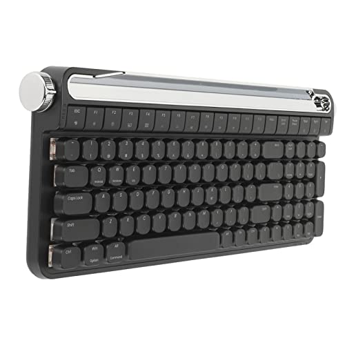 Goshyda Mechanische Tastatur mit Rotem Schalter, 100 Tasten, RGB-Hintergrundbeleuchtung, Gaming-Tastatur für, für, für OS X mit Tastatur, Hot-Swap-fähig, (Black) von Goshyda