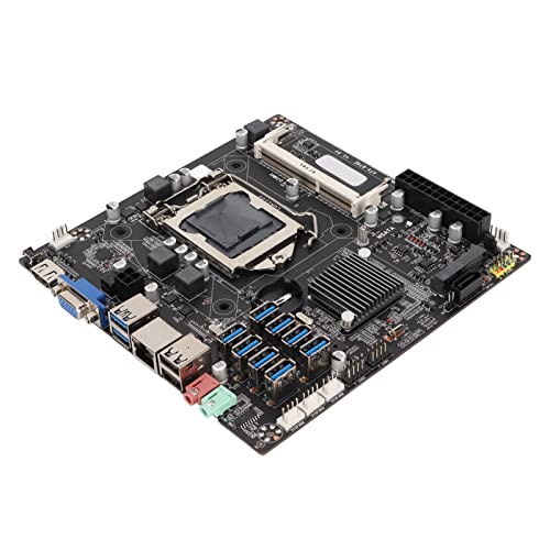 Goshyda Mining-Motherboard, ATX B75E DDR3 WiFi-Mainboard, USB3.0 zu PCIE 1X 8-Grafik-LAN-Kartensteckplatz, VGA-HDMI-Schnittstelle für Gaming-Computer von Goshyda