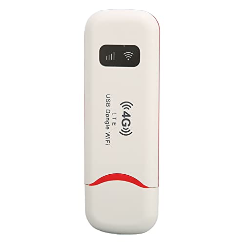Goshyda Mobiler WLAN-Router, Tragbarer 4G-LTE-USB-Hochgeschwindigkeits-Internet-Hotspot, SIM-Kartensteckplatz, Anschluss für 10 Geräte, für Geschäftsreisen, Outdoor, Büro von Goshyda