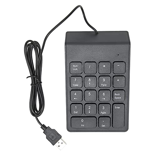 Goshyda Numerische Tastatur, USB 18 Tasten Ziffernblock Tastatur, Geeignet für Laptop PC Desktop Notebook Computer von Goshyda
