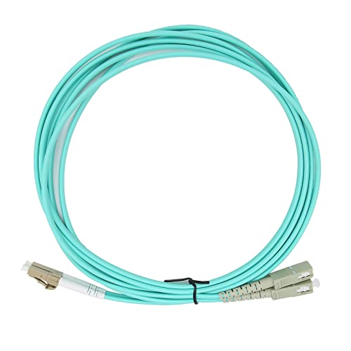 Goshyda Optisches LC-UPC-SC-UPC-Kabel, 3,3 M Länge, Multimode-Dual-Core, Plug-and-Play mit Geringem Einfügungsverlust, mit Staubschutzkappe für die Datenübertragung Goshyda Optisches LC-UPC-SC-UPC-Kabel, 3,3 M Länge, Multimode-Dual-Core, Plug-and-Play mit Geringem Einfügungsverlust, mit Staubschutzkappe für die Datenübertragung von Goshyda