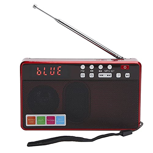Goshyda Radio, Tragbarer Bluetooth-Lautsprecher mit Hoher Empfindlichkeit und um 360 Grad Drehbarer Antenne, Unterstützung für Speicherkarte, U-Disk, FM, Bluetooth-Wiedergabe Goshyda Radio, Tragbarer Bluetooth-Lautsprecher mit Hoher Empfindlichkeit und um 360 Grad Drehbarer Antenne, Unterstützung für Speicherkarte, U-Disk, FM, Bluetooth-Wiedergabe von Goshyda