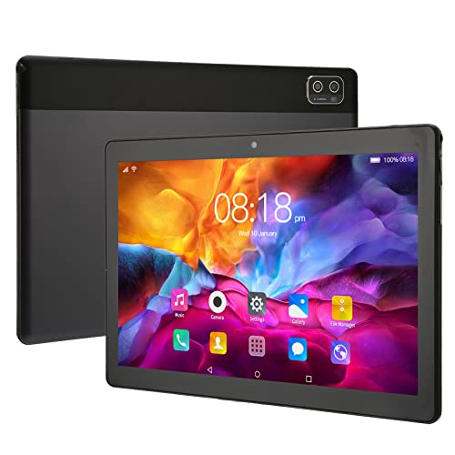 Goshyda Tablet 10,1 Zoll für Android12, 1960 X 1080 IPS-Bildschirm Typ C Tablet, mit 10-Kern-CPU 6 GB 128 GB, Dual-Kamera, Unterstützung von 5G WiFi 5.0 BT-Verbindungen von Goshyda