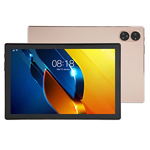 Goshyda Tablet 10 Zoll für Android 11, 6 GB 128 GB 2,4 G 5 G Dualband-WLAN-Bluetooth-Tablet, mit HD-Dual-Kamera, 8800-mAh-Akku, IPS-Display Typ C, Kinder-Erwachsenen-Tablet, 1920 X 1200(EU) von Goshyda