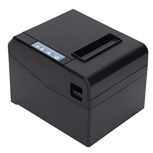 Goshyda Thermo-Etikettendrucker, 72 Mm Versandschein-Etikettendrucker, Tragbarer Hochauflösender Versand-Thermo-Ticketdrucker mit USB-Aufladung, Kompatibel mit ESC POS von Goshyda