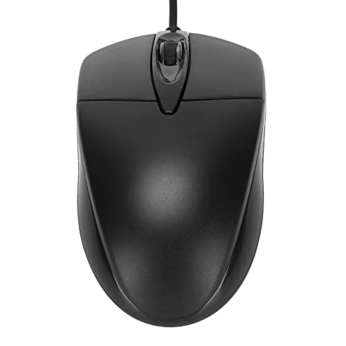 Goshyda Tragbare Kabelgebundene Gaming-Maus，1200 DPI 3 Tasten Plug and Play USB-Schnittstelle Ergonomisches Design Stilvolle Robuste Computermaus für PC-Spieler von Goshyda