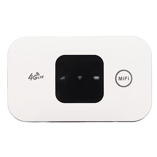 Goshyda Tragbarer Internet-Hotspot, 150 Mbit/s Hochgeschwindigkeits-SIM-Karten-4G-Router mit Starker Abdeckung, Kabelloses Design für Home-Office-Reisen von Goshyda