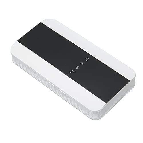 Goshyda Tragbarer WLAN-Hotspot mit SIM-Kartensteckplatz, 150 Mbit/s, Unterstützung Mehrerer Geräte, Lange Akkulaufzeit von Goshyda