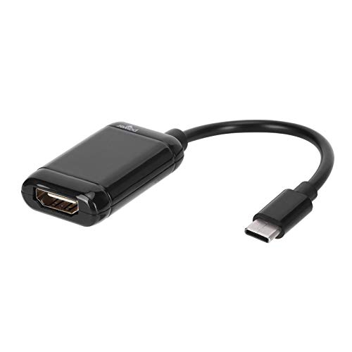 Goshyda Typ-C zu HDMI-Adapter, kleines HDTV-TV-Kabel 1080P-Konverter für Android-Tablet, Display, Projektor, Schwarz von Goshyda