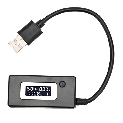 Goshyda USB-Multimeter-LCD-Display, HD-Digital-USB-Spannungsstromtester, Genaue Messung, für Mobiltelefone, Tablets, Laptops Goshyda USB-Multimeter-LCD-Display, HD-Digital-USB-Spannungsstromtester, Genaue Messung, für Mobiltelefone, Tablets, Laptops von Goshyda