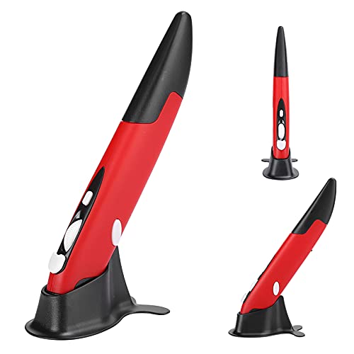 Goshyda USB-Stift-Typ-Handschriftstift-Maus, Taschenmaus, Vertikaler Maus-Computerstift, für Laptop-Notebook (PR-03) von Goshyda