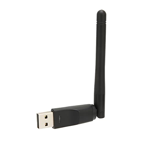 Goshyda USB-WLAN-Adapter für PC, USB-Wireless-Netzwerk, WLAN-Dongle, 2,4 GHz, 300 Mbit/s, Netzwerkadapter für Laptop-Desktop, für WindowsCE, für Windows2000 von Goshyda