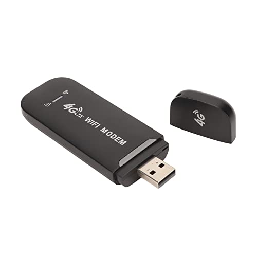 Goshyda USB-WLAN-Router, 4G LTE-Mobilnetz-Hotspot mit SIM-Kartensteckplatz, 150 Mbit/S, Unterstützung für 10 Benutzer, Pocket-USB-Modem, Mobiles WLAN für Auto, Reisen Im Freien von Goshyda