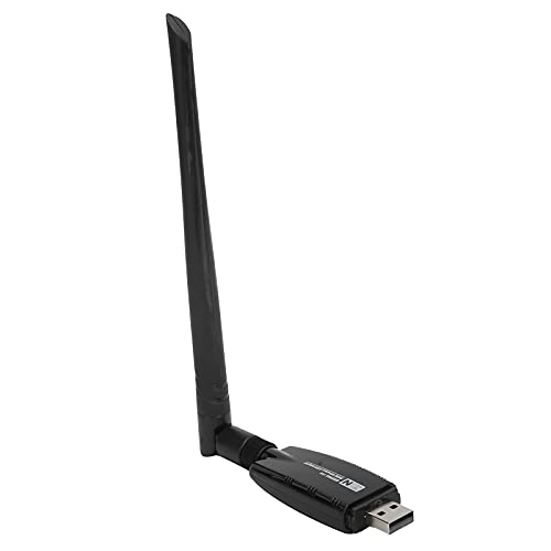 Goshyda USB WiFi Adapter, Tragbarer USB WiFi Adapter WiFi Dongle 300mbps Drahtlose Übertragung Antenne Design WiFi Adapter mit Langer Lebensdauer für PC Laptop Desktop von Goshyda