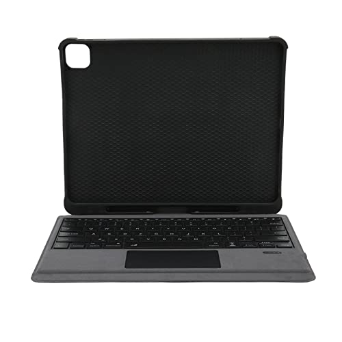 Goshyda Ultra Slim Tablet-Tastatur, BT 5.0 7 Farben, Hintergrundbeleuchtetes, Empfindliches Trackpad, PU-Leder, Kabellose Tastatur für OS X Tablet Pro 12,9 Zoll (2018/2020/2021) von Goshyda