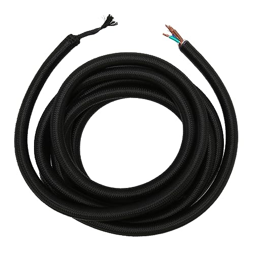 Goshyda HiFi-Audio-AC-Stromkabel, Sound-Ausrüstung, DIY-Stromkabel, 12 AWG AC-Netzkabel, Sound-Video-Kabel, für Leistungsverstärker, CD-Player, Tongeräte und Industriegeräte von Goshyda