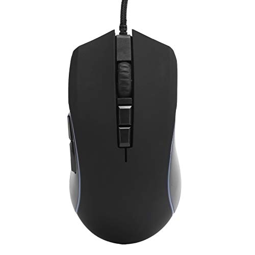 Kabelgebundene Gaming-Maus, 7200dpi USB RGB Licht 7 Tasten Programmierbare Ergonomische Computer Laptop Desktop PC Gamer Kabelgebundene Mäuse, für Windows System von Goshyda