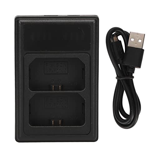 Goshyda Kamera Akku Ladegerät, 5V USB NP FZ100 Akku Dual Slot Ladegerät mit LCD Display für A7M4 A7M3 A7C A7R3 A7S3 A7R4 R5 A6600 A9M2 A7RM3 Sony Alpha Kameras Goshyda Kamera Akku Ladegerät, 5V USB NP FZ100 Akku Dual Slot Ladegerät mit LCD Display für A7M4 A7M3 A7C A7R3 A7S3 A7R4 R5 A6600 A9M2 A7RM3 Sony Alpha Kameras von Goshyda