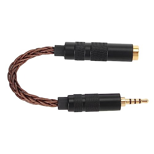 Kopfhörer-Adapter, 4,4 Mm Buchse auf 2,5 Mm Stecker, Symmetrisches Adapterkabel, Einkristallines Kupferdraht-Verlängerungskabel für Sound-Player mit 2,5 Mm Symmetrischen (Bronze) von Goshyda