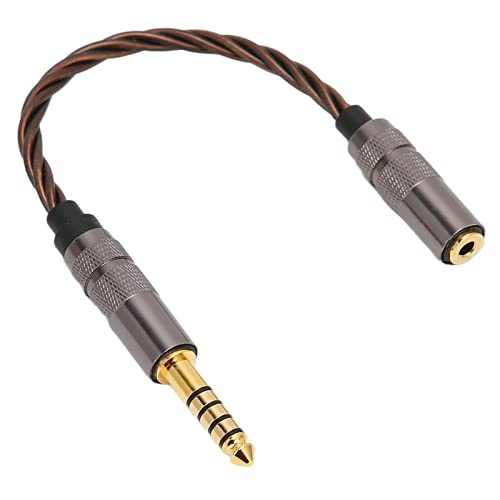 Kopfhörer-Adapterkabel, 4,4 Mm Stecker auf 2,5 Mm Buchse, Sauerstofffreies Kupfer, Tragbares Kopfhörerkabel für Telefone, Kopfhörer, Lautsprecher, Verbessert die Auflösung und Trennung Des Kopfhörers von Goshyda