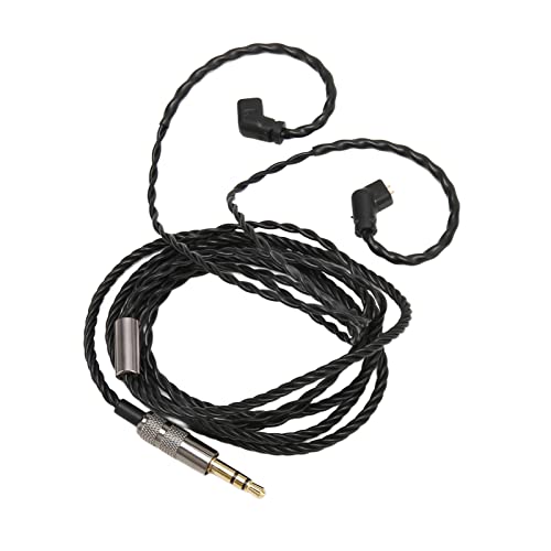 Kopfhörer-Upgrade-Kabel, 3,5 Mm auf 2-poligen 0,78-mm-Stecker OFC-Drahtmaterial, Rauschunterdrückung, Kopfhörerkabel-Ersatz für KZ ZSN ZSN CCA CA4 CA16 A10 C12 von Goshyda