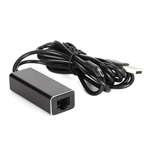 Micro-USB-zu-RJ45-Ethernet-Adapter, 10/100 Mbit/s-Konvertierungsübertragung für TV-Sticks, Plug-and-Play von Goshyda