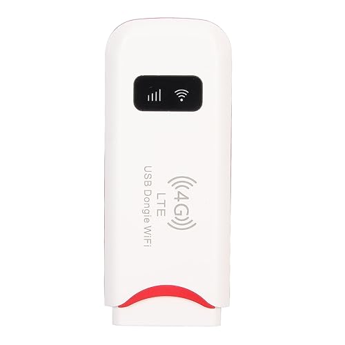 Mobiler WLAN-Hotspot, Kabelloser Tragbarer 4G-LTE-USB-WLAN-Router, Intelligenter Hochgeschwindigkeits-Taschennetzwerk-Router mit SIM-Kartensteckplatz, der Bis zu 10 WLAN-Benutzer von Goshyda
