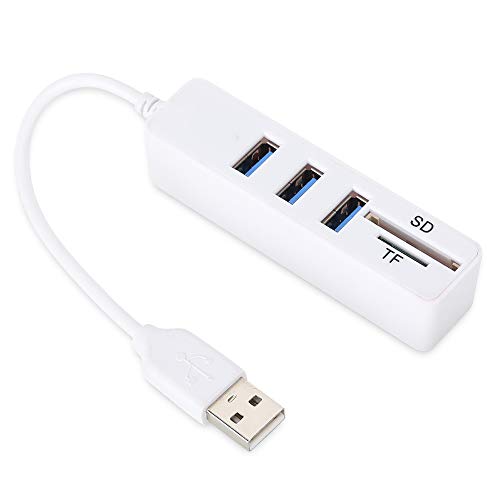 Multi-USB-Hub, tragbare Hochgeschwindigkeits-Spliter-Adapteranschlüsse Multifunktionaler SD-TF-Kartenleser für Micro-SD/T-Flash-SD/SDHC/SDXC-Leser Multi-USB-Hub, tragbare Hochgeschwindigkeits-Spliter-Adapteranschlüsse Multifunktionaler SD-TF-Kartenleser für Micro-SD/T-Flash-SD/SDHC/SDXC-Leser von Goshyda
