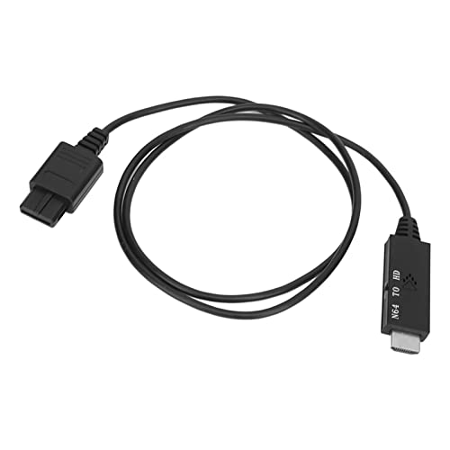 N64-zu-HDMI-Konverteradapter, für N64-zu-HDMI-Audio-Video-Ausgangskonverterkabel, für SNES-, NGC-, SFC-Spielekonsole, Plug-and-Play von Goshyda
