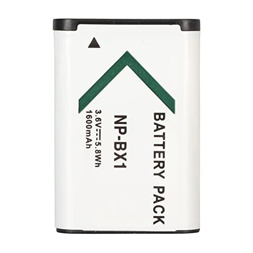 NP BX1 1600 MAh Kamera-Lithium-Ionen-Akku, Ersatz für ZV1 RX100M7 M5A M6 M2 M3 M4 M5 RX1R HX50 WX350 X500 X400HX90, Mehrere Schutzfunktionen NP BX1 1600 MAh Kamera-Lithium-Ionen-Akku, Ersatz für ZV1 RX100M7 M5A M6 M2 M3 M4 M5 RX1R HX50 WX350 X500 X400HX90, Mehrere Schutzfunktionen von Goshyda