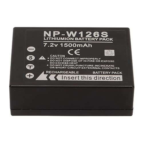 NP W126S Digitalkamera-Akku, 7,2 V, 1500 MAh, Mehrfacher Sicherheitsschutz, Kamera-Akku-Ersatz für Fuji XS10 X100V XT30 XT20 XE4 A5 von Goshyda