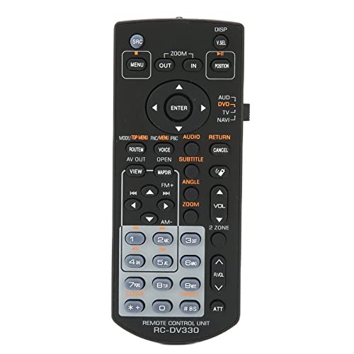 RCDV331 KNA-RCDV331 Ersatz-Fernbedienung, ABS-Material, Langlebige TV-Fernbedienung für Kenwood, DNX6460BT, DNX6020EX, DDX616, DNX6160, DDX6046BT, DDX516, DNX5160, KVT-516 RCDV331 KNA-RCDV331 Ersatz-Fernbedienung, ABS-Material, Langlebige TV-Fernbedienung für Kenwood, DNX6460BT, DNX6020EX, DDX616, DNX6160, DDX6046BT, DDX516, DNX5160, KVT-516 von Goshyda