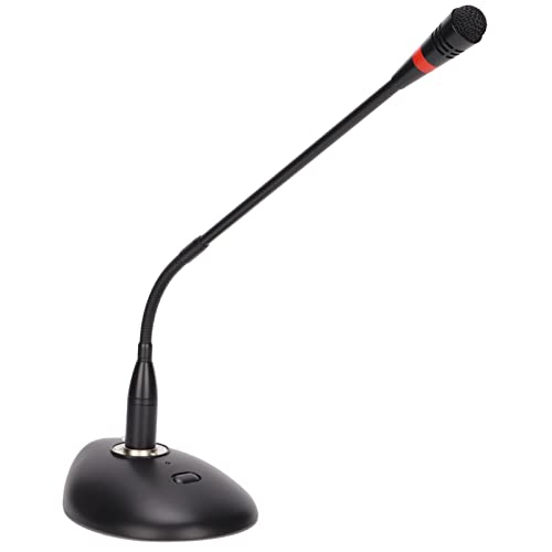 Schwanenhals-Mikrofon, Rauschunterdrückung, Omnidirektionales Kondensatormikrofon, um 360° Verstellbares, Flexibles Tonabnehmer-Tischmikrofon, mit XLR-auf-6,35-mm-Kabel, für Konferenzen, Sprache, Radi Schwanenhals-Mikrofon, Rauschunterdrückung, Omnidirektionales Kondensatormikrofon, um 360° Verstellbares, Flexibles Tonabnehmer-Tischmikrofon, mit XLR-auf-6,35-mm-Kabel, für Konferenzen, Sprache, Radi von Goshyda