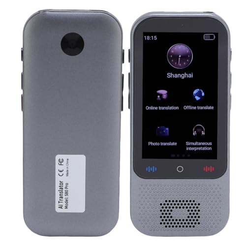 Sprachtranslator -Gerät, 138 Sprachen Echtzeitübersetzung, Smart Photo Voice Translator Unterstützung Zweisprachiger Übersetzung, für Business Learning Travel Sprachtranslator -Gerät, 138 Sprachen Echtzeitübersetzung, Smart Photo Voice Translator Unterstützung Zweisprachiger Übersetzung, für Business Learning Travel von Goshyda