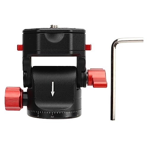 Stativ-Fluidkopf, Schwenk-/Neigekopf-Kamerahalterung, um 360 Grad Drehbarer Schnellwechsel-Kugelkopf für Stativ-Einbeinstativ-Slider-DSLR-Kamera, Belastung Bis zu 3 Kg Stativ-Fluidkopf, Schwenk-/Neigekopf-Kamerahalterung, um 360 Grad Drehbarer Schnellwechsel-Kugelkopf für Stativ-Einbeinstativ-Slider-DSLR-Kamera, Belastung Bis zu 3 Kg von Goshyda
