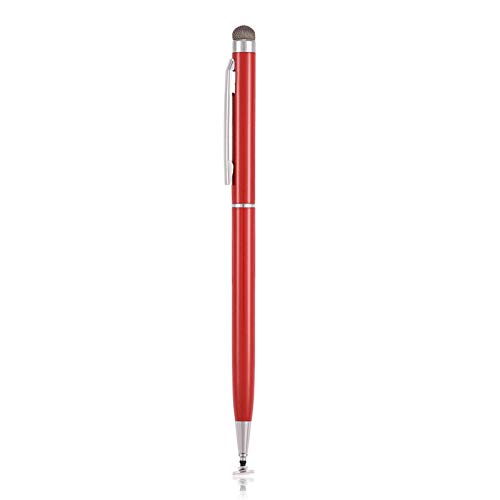 Stylus Pen, tragbarer universeller Ersatz kapazitiver Touchscreen-Stoffkopf Stylus Pen mit Gummisaugnapf, für iOS, für, Tablets, Smartphones(rot) von Goshyda
