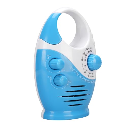 Tragbares AM -FM -Duschfunk, Spritzsicheres Hänge -Badezimmer -Radio mit Eingebauter Lautsprecher, Einstellbares Volumen, Batteriebetriebenes Mini -Radio für Home Outdoor Tragbares AM -FM -Duschfunk, Spritzsicheres Hänge -Badezimmer -Radio mit Eingebauter Lautsprecher, Einstellbares Volumen, Batteriebetriebenes Mini -Radio für Home Outdoor von Goshyda