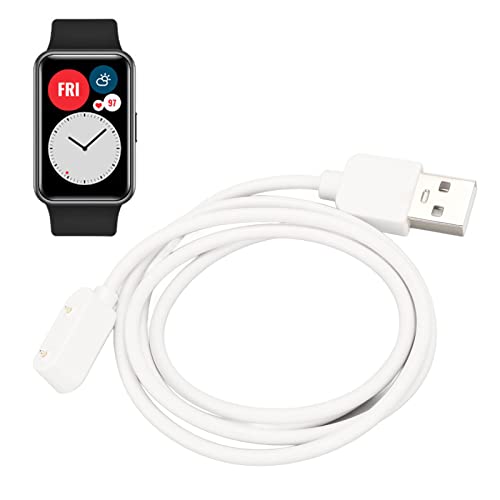 Uhrenladegerät für Huawei 7 Band 7 für Huawei Fit Watch, Tragbares USB-Smartwatch-Ladekabel für 4X 4X Pro Kids Watch, Magnetisches Ladekabel für Honor ES Watch (Weiss) von Goshyda