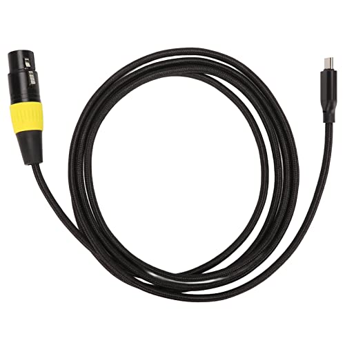 XLR auf USB C Kabeladapter, Typ C Stecker auf XLR Buchse Mikrofonanschluss Adapter Studio Audiokabel für PC Telefon Tablet, Mikrofone, () von Goshyda