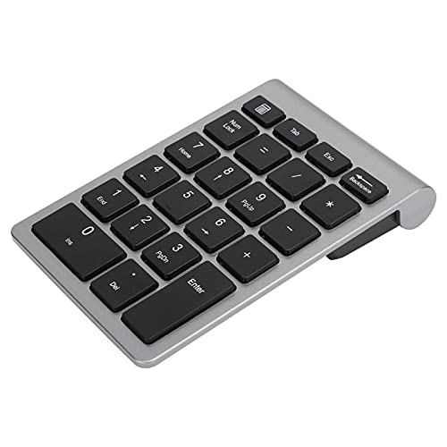 Ziffernblock, RF304 22 Tasten Ergonomische USB 2.4G Wireless -Tastatur, für Android, für Windows, für Mac OS-Systeme(Eisengrau) von Goshyda