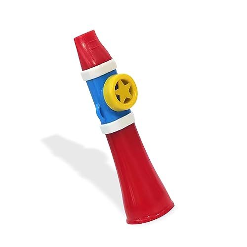 Kazoo für Erwachsene und Kind, Saxophon Jazz Instrumente mit Schlüsselband, Leicht zu erlernende Instrumente, Upgraded Kazoo Musikinstrument, Great Sound Kazoo Bunt fur Party Favors Geschenke (rot) von Gosizos