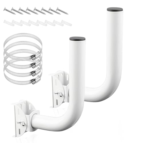2stk Universelle Halterung für Drahtlose Brücken, Eisen J Stangen 150 Grad Verstellbar Stangen- und Wandmontage für Point to Point WLAN Access Point CPE Client Bridging im Außenbereich 2stk Universelle Halterung für Drahtlose Brücken, Eisen J Stangen 150 Grad Verstellbar Stangen- und Wandmontage für Point to Point WLAN Access Point CPE Client Bridging im Außenbereich von Gosknor