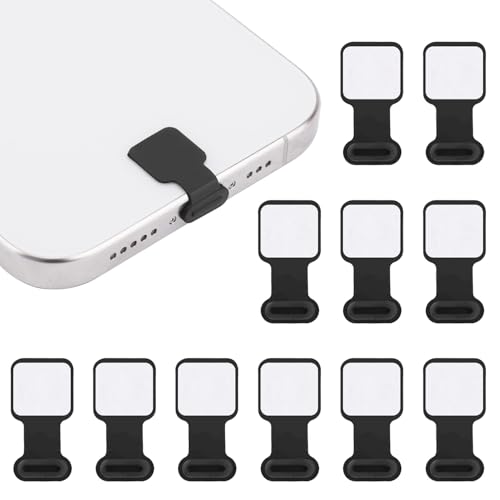 Gosknor 10 Stück Staubstecker USB C, Silikon Typ-C-Ladeanschlussschutz USB-C-Anschlussabdeckkappe Anti-Staub-Ladeanschlussstecker für Mobiltelefon Laptop Gosknor 10 Stück Staubstecker USB C, Silikon Typ-C-Ladeanschlussschutz USB-C-Anschlussabdeckkappe Anti-Staub-Ladeanschlussstecker für Mobiltelefon Laptop von Gosknor